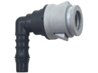 Conector Quick Engate Rápido Universal 90° Longo 10x1 Ø10 mm